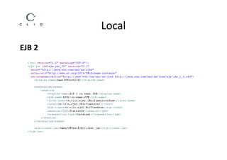 Local
EJB 2
 