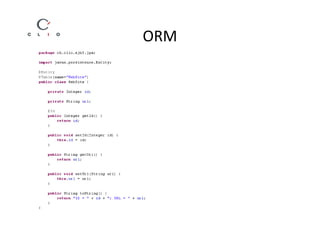 ORM
 