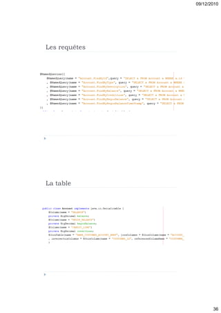 09/12/2010




Les requêtes




La table




                      36
 