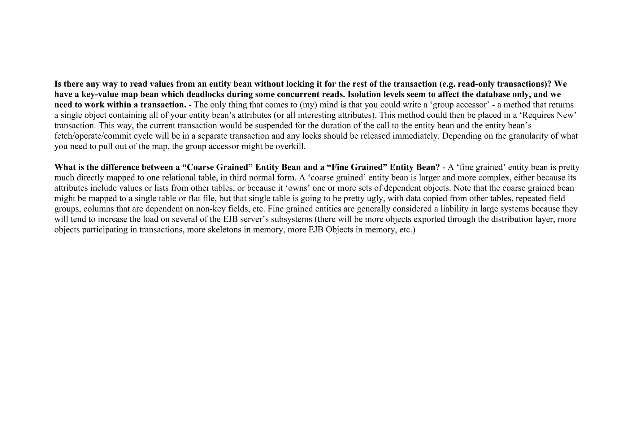 EJB Interview Questions