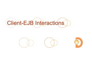 Client-EJB Interactions
 