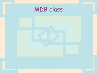 MDB class 