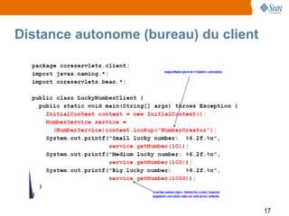 Distance autonome (bureau) du client




                                       17
 
