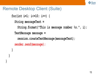 Remote Desktop Client (Suite)




                                15
 