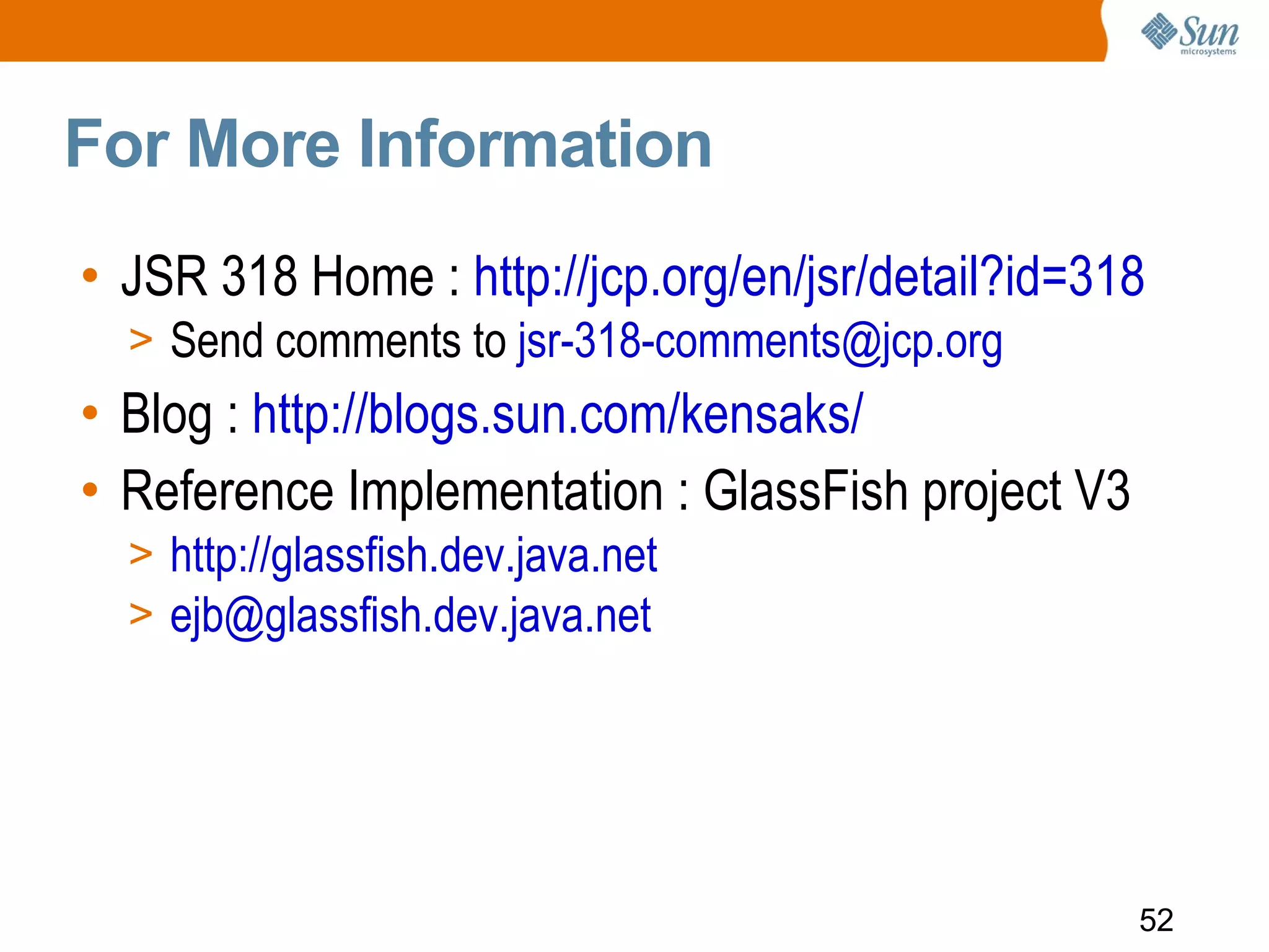 Ejb3 1 Overview Glassfish Webinar 100208