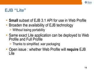 Ejb3 1 Overview Glassfish Webinar 100208