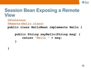 Ejb3 1 Overview Glassfish Webinar 100208