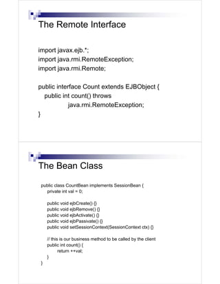 Ctx Java Ejb examples | PDF