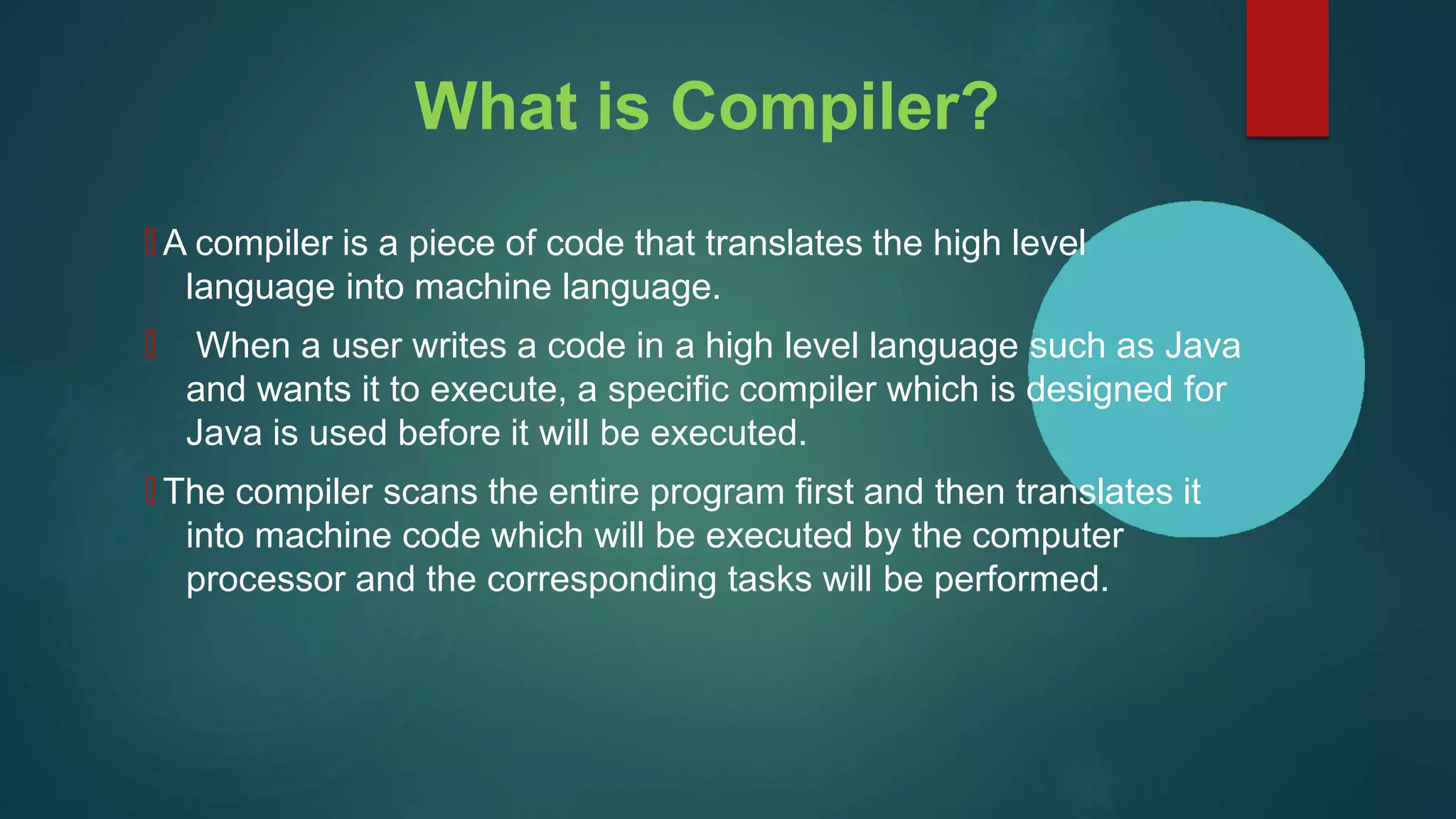 Compiler vs interpreter | PPT