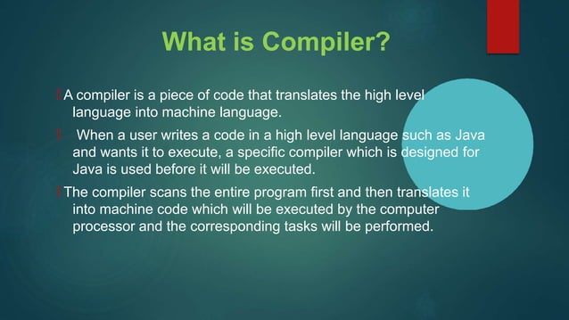 Compiler vs interpreter | PPTX