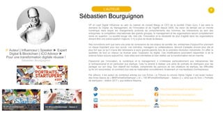 8
Sébastien Bourguignon
L’AUTEUR
🚀 Auteur | Influenceur | Speaker ► Expert
Digital & Blockchain | ICO Advisor ►
Pour une t...