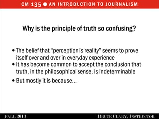 Truth: The First and Most Confusing Principle | PDF