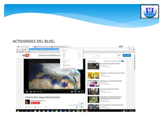 ACTIVIDADES DEL BLOG.
 