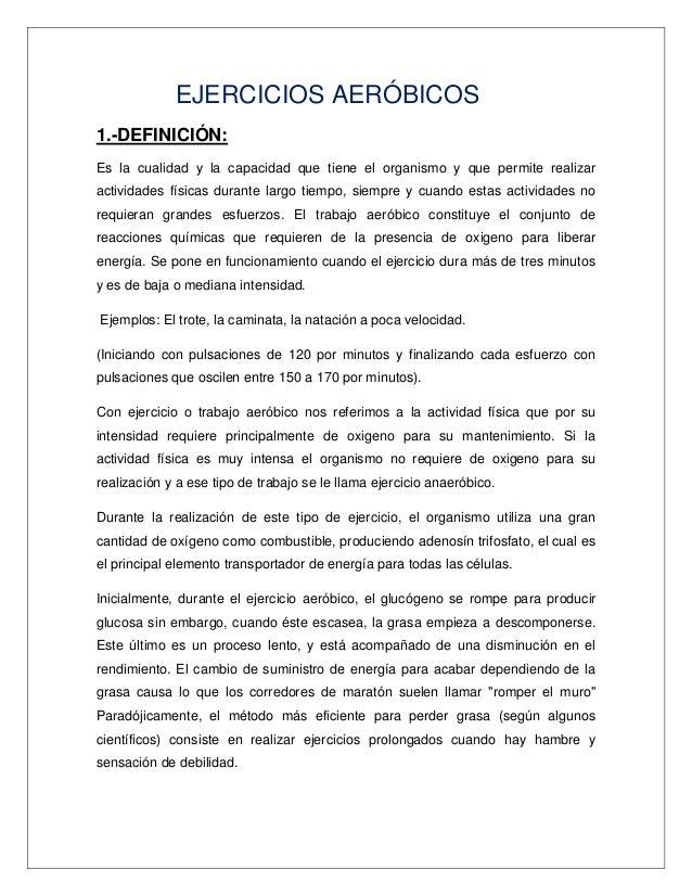 Ejemplos De Ejercicios Aerobicos Related Keywords Ejemplos De Ejercicios Aerobicos Related Keywords