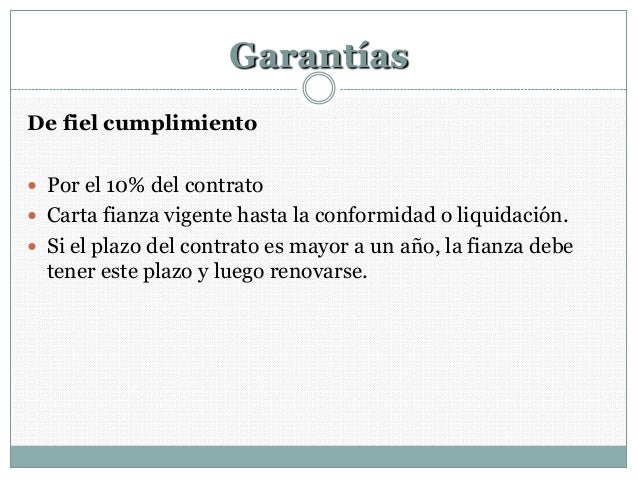 Ejecución de contrato