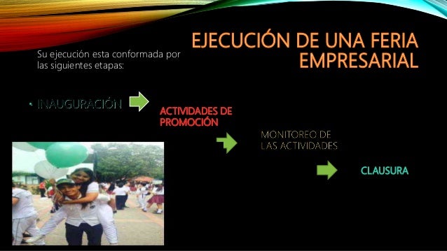 Ejecución,evaluacion y monitoreo de una feria empresarial