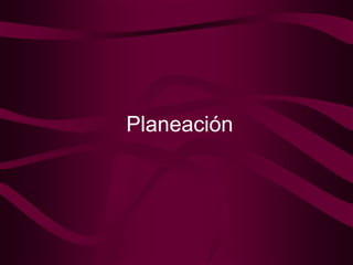 Planeación 