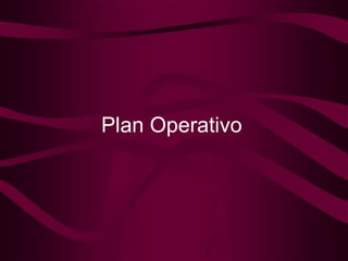 Plan Operativo 