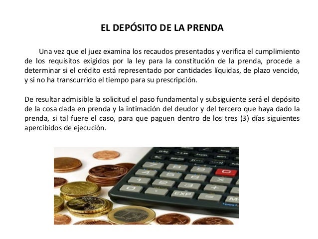 Resultado de imagen para intimacion del deudor en la prenda en venezuela