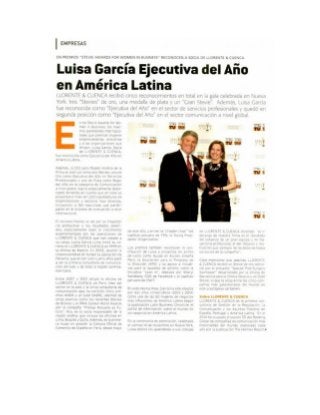 Luisa García Ejecutiva del Año en América Latina: Revista Minería y Energía