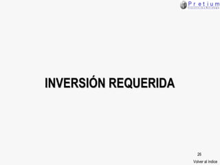 INVERSIÓN REQUERIDA Volver al índice 