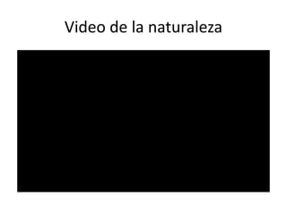 Video de la naturaleza
 