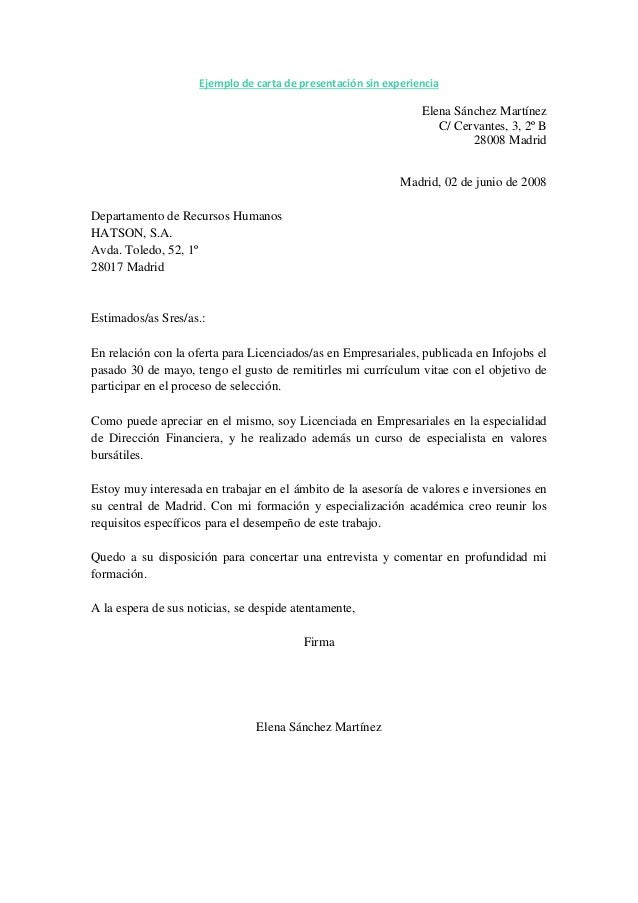 Ejemplo de-carta-de-presentación-sin-experiencia