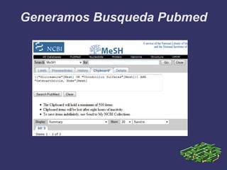 Generamos Busqueda Pubmed
 