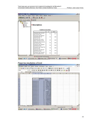 Ejemplo de analisis multivariado