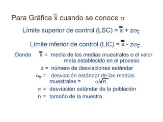 Ejemplo de clase control estadístico de la calidad | PDF