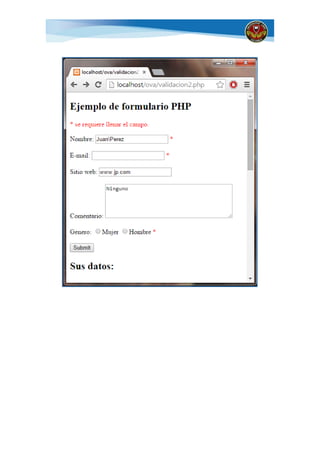 Ejemplo de formulario | PDF