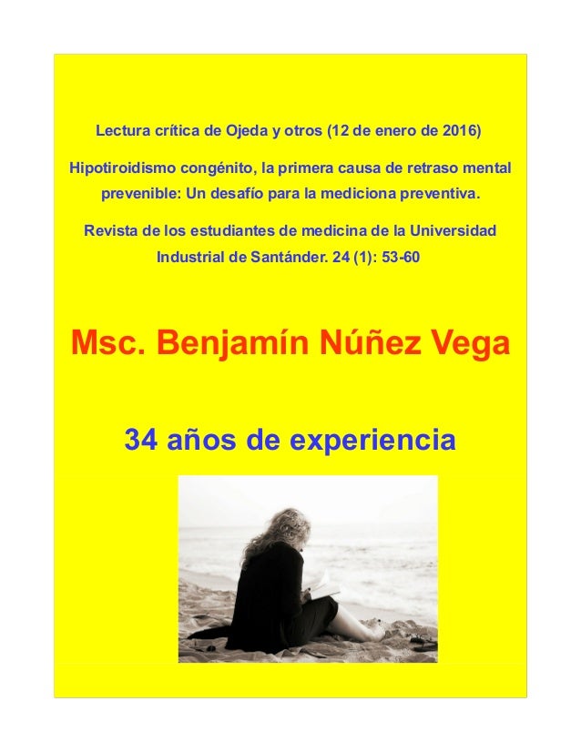 Ejemplo de lectura crítica Importa fondo y forma