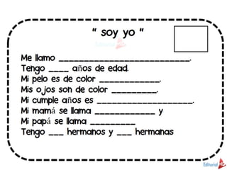 Materiales de preescolar nuevo modelo 