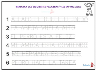 Materiales de preescolar nuevo modelo 