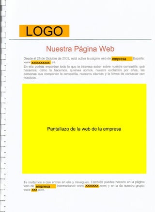 Ejemplo de Plan de Bienvenida