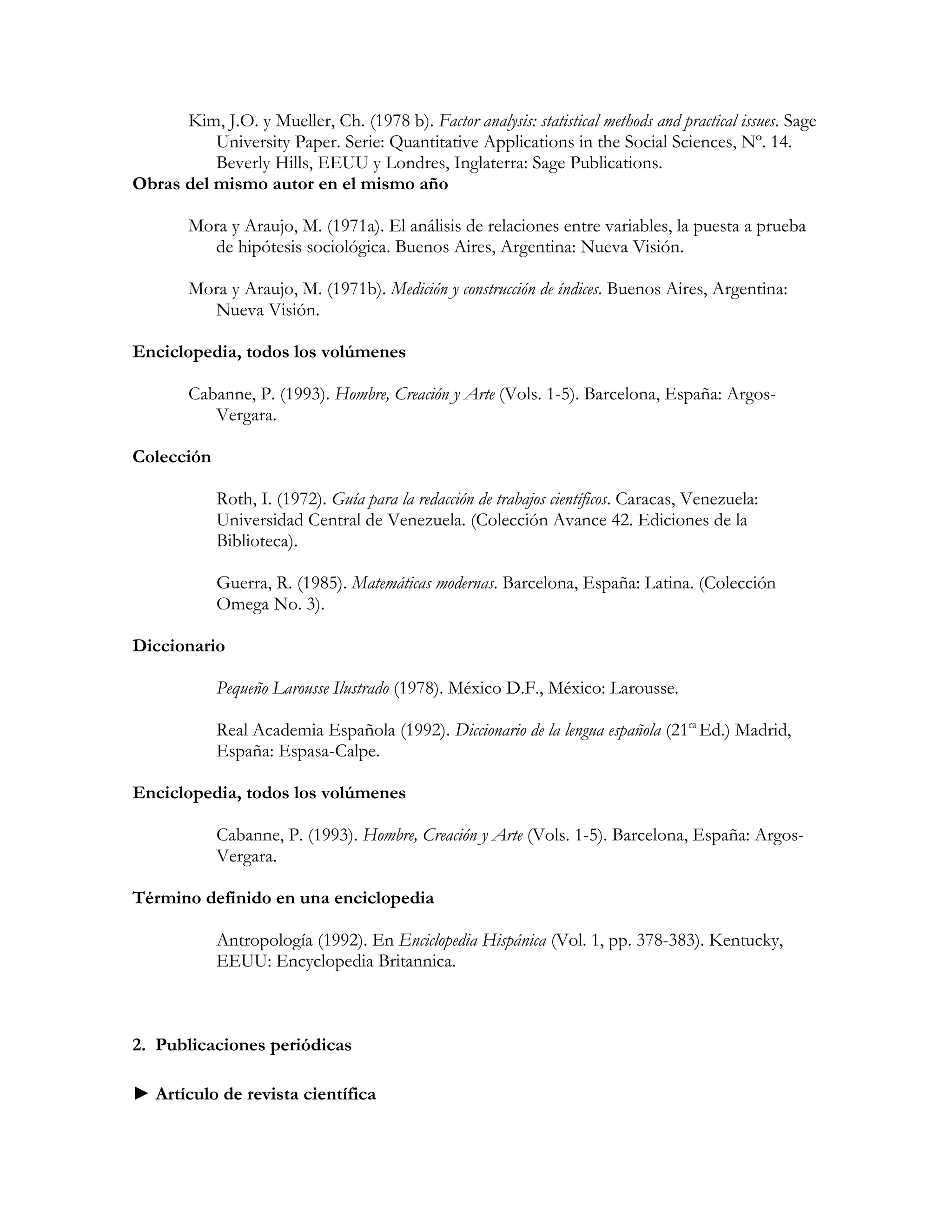 Refernius Ejemplo de referencias apa | PDF