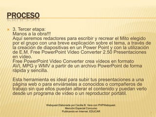 Ejemplo de webquest | PPTX