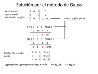 Método de Gauss | PPT