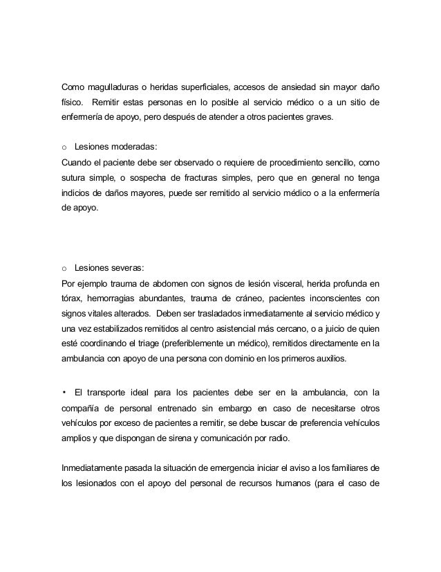 ejemplo plan de emergencia