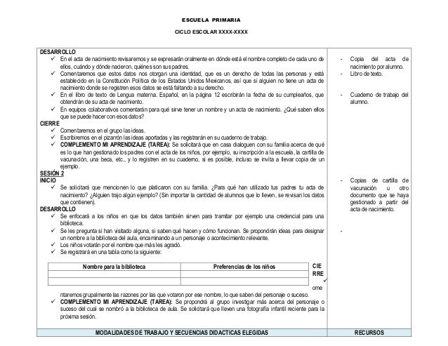 Ejemplo De Acta De Nacimiento Para Niños Ejemplo Sencillo
