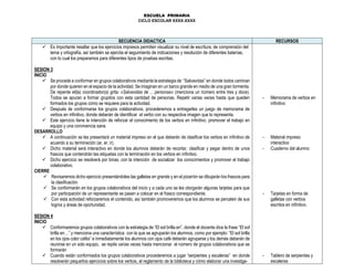 planeación primaria 3 grado nuevo modelo educativo | PDF