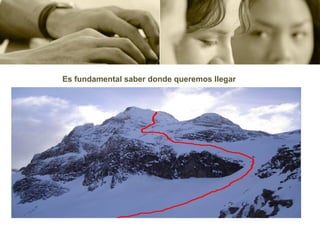 Es fundamental saber donde queremos llegar 