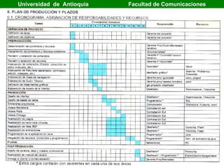 Universidad  de  Antioquia   Facultad de Comunicaciones  