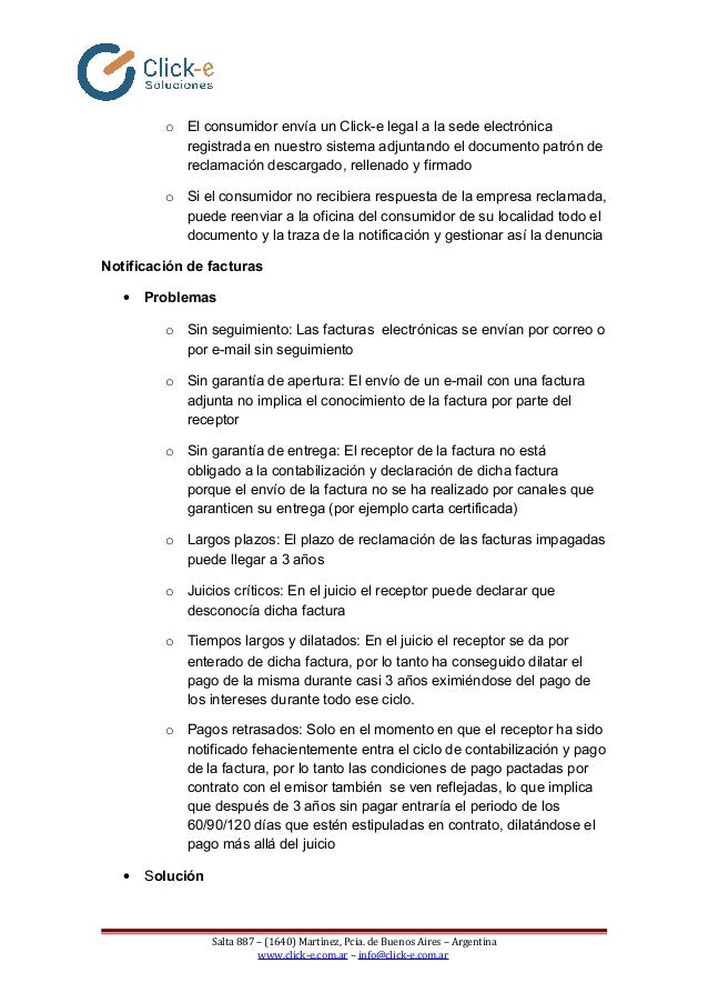 Ejemplos click e legal notificaciones electrónicas