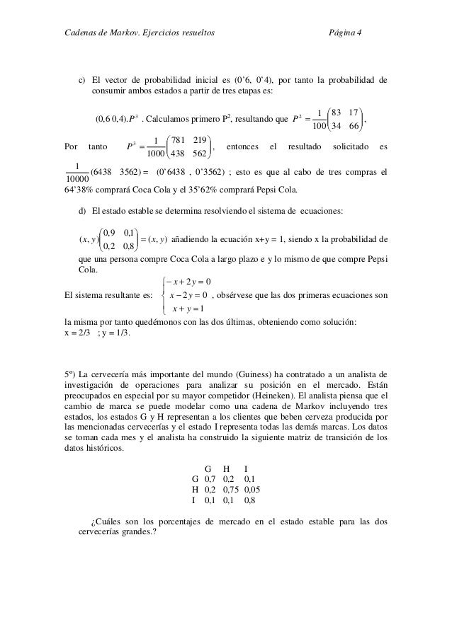 cadenas de markov que es ejemplos de cadenas de markov cadenas de markov que es ejemplos de cadenas de markov