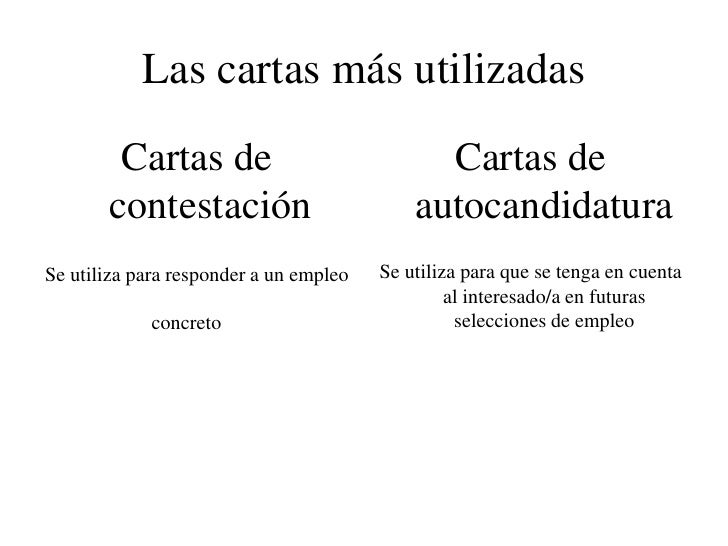 ejemplo de cartas de presentacion