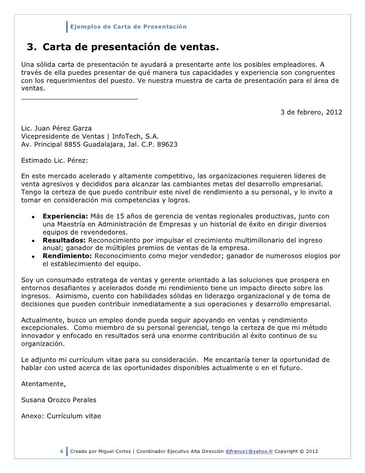 Modelo De Carta De Presentacion Gerente General Gerente General Ejemplo Livecareer