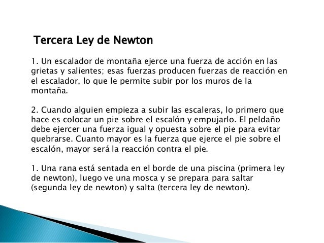 10 Ejemplos de la Segunda Ley de Newton
