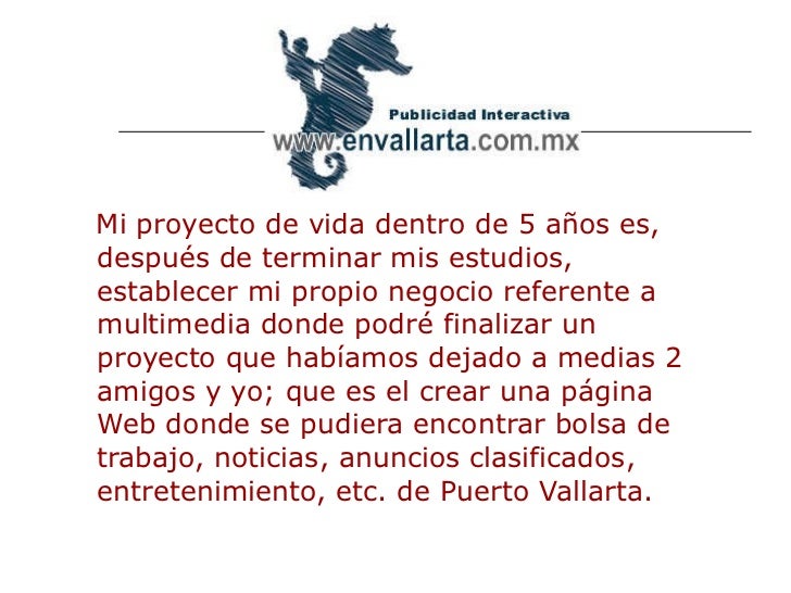 Ejemplos De Proyectos De Vida