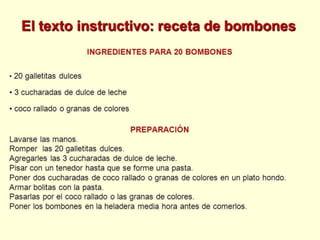 Ejemplos de recetas